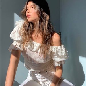 Off the shoulder Sunday best top